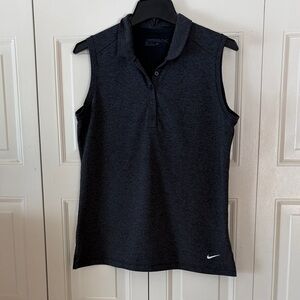 Nike GOLF Dri-FIT Women's Tank, Gray, Size L, Lightweight, Classic Polo